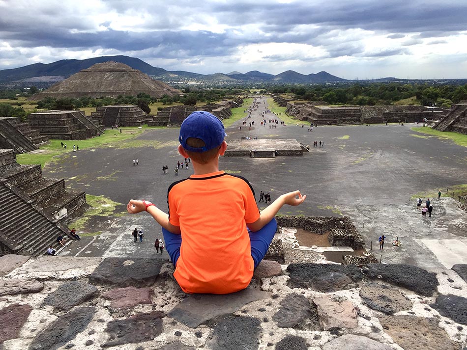 Maxime à Teotihuacan